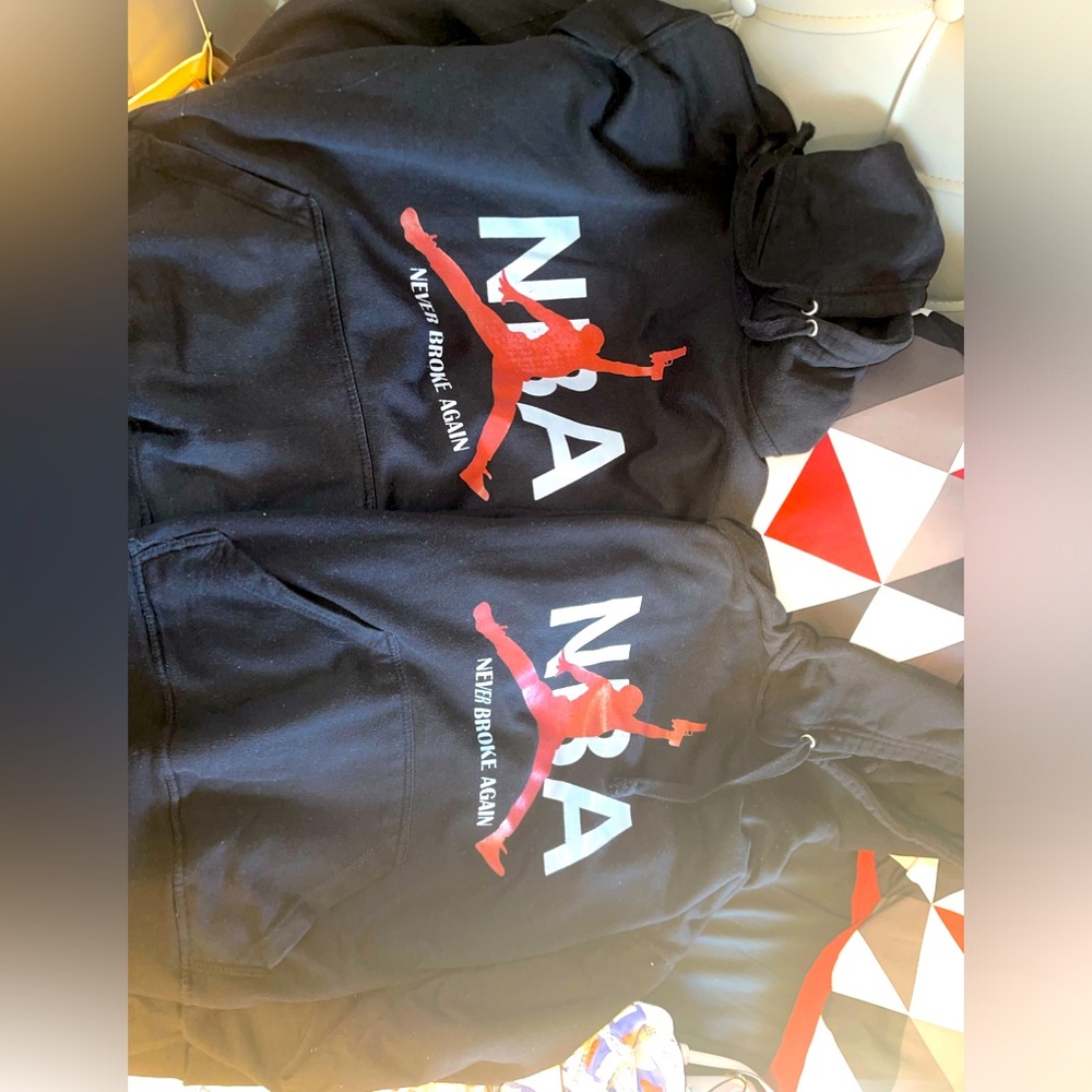 NBA YOUNGBOY MATCHING HOODIES